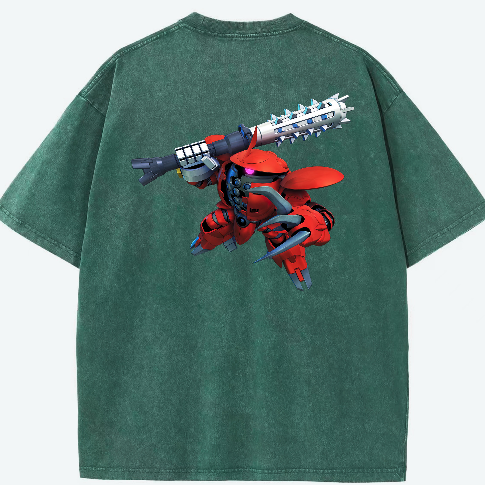 （画像用） 機動戦士ガンダム Mobile Suit Gundam 綿100% ヴィンテージ風 半袖Tシャツ（背面プリント）